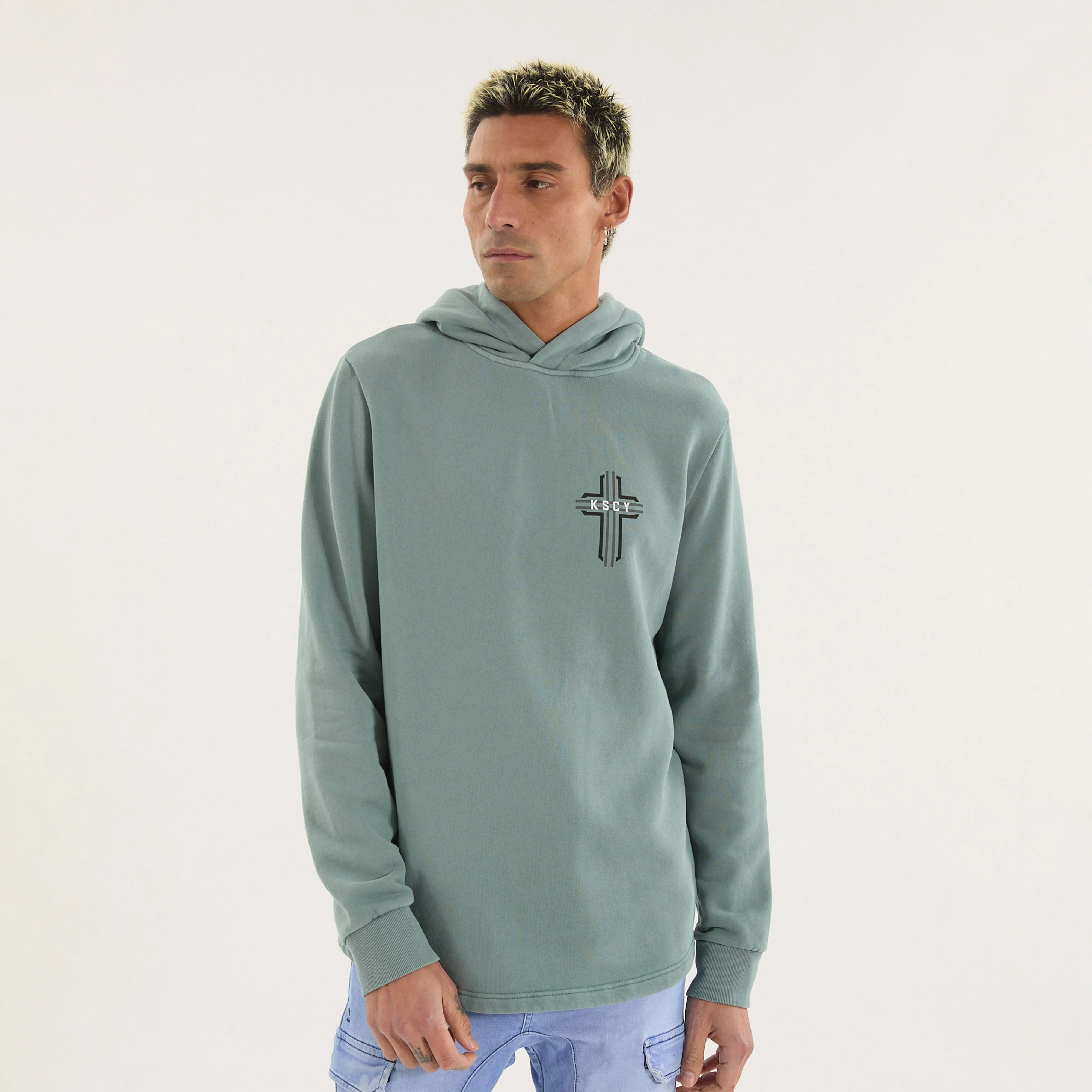Outpost Dual Curved Hoodie Pigment Trooper