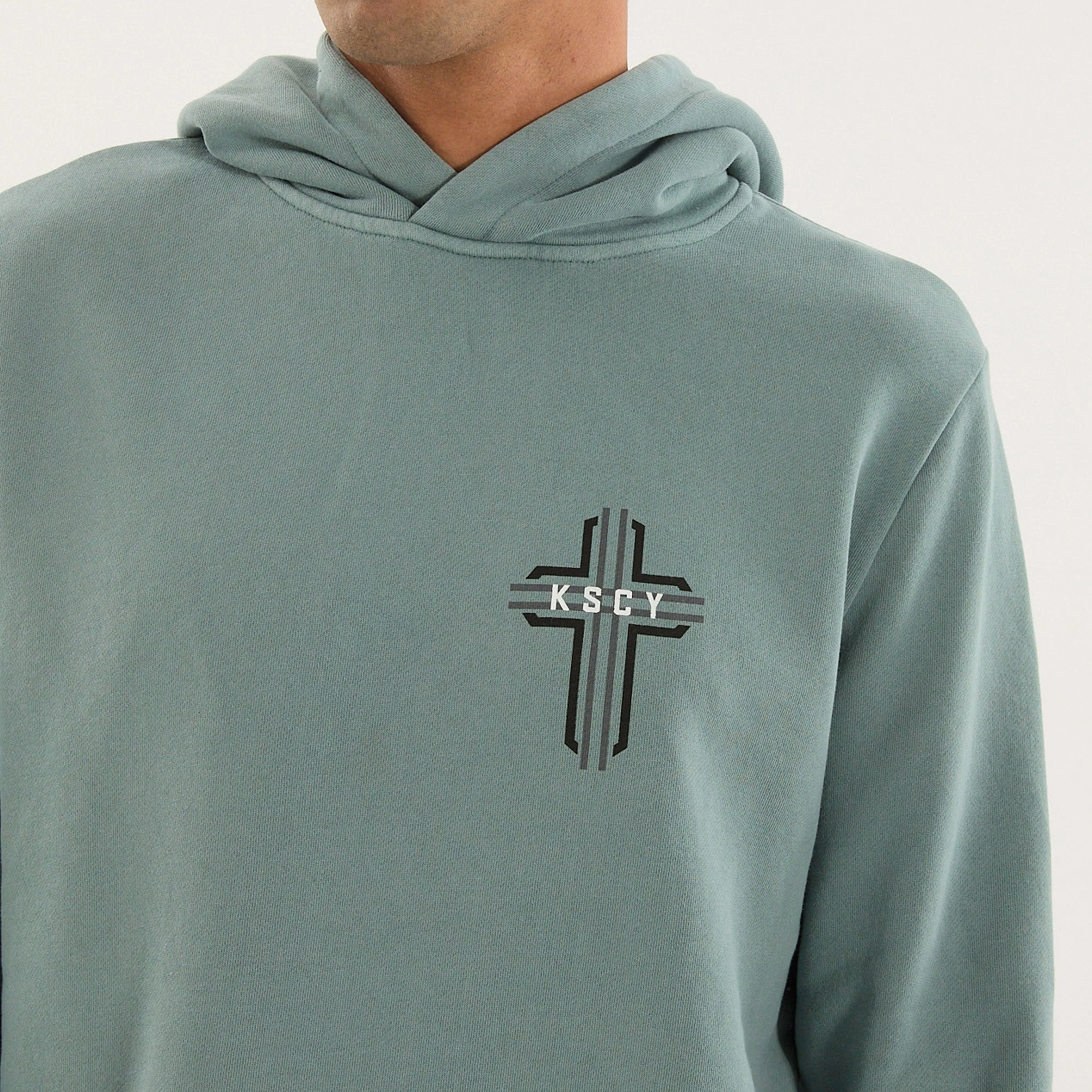 Outpost Dual Curved Hoodie Pigment Trooper