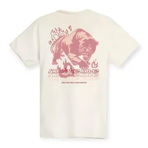 Outrank Brand Men No Fake Love T-shirt (Vintage White)