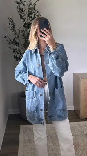 Oversized Denim Jacket / Blue