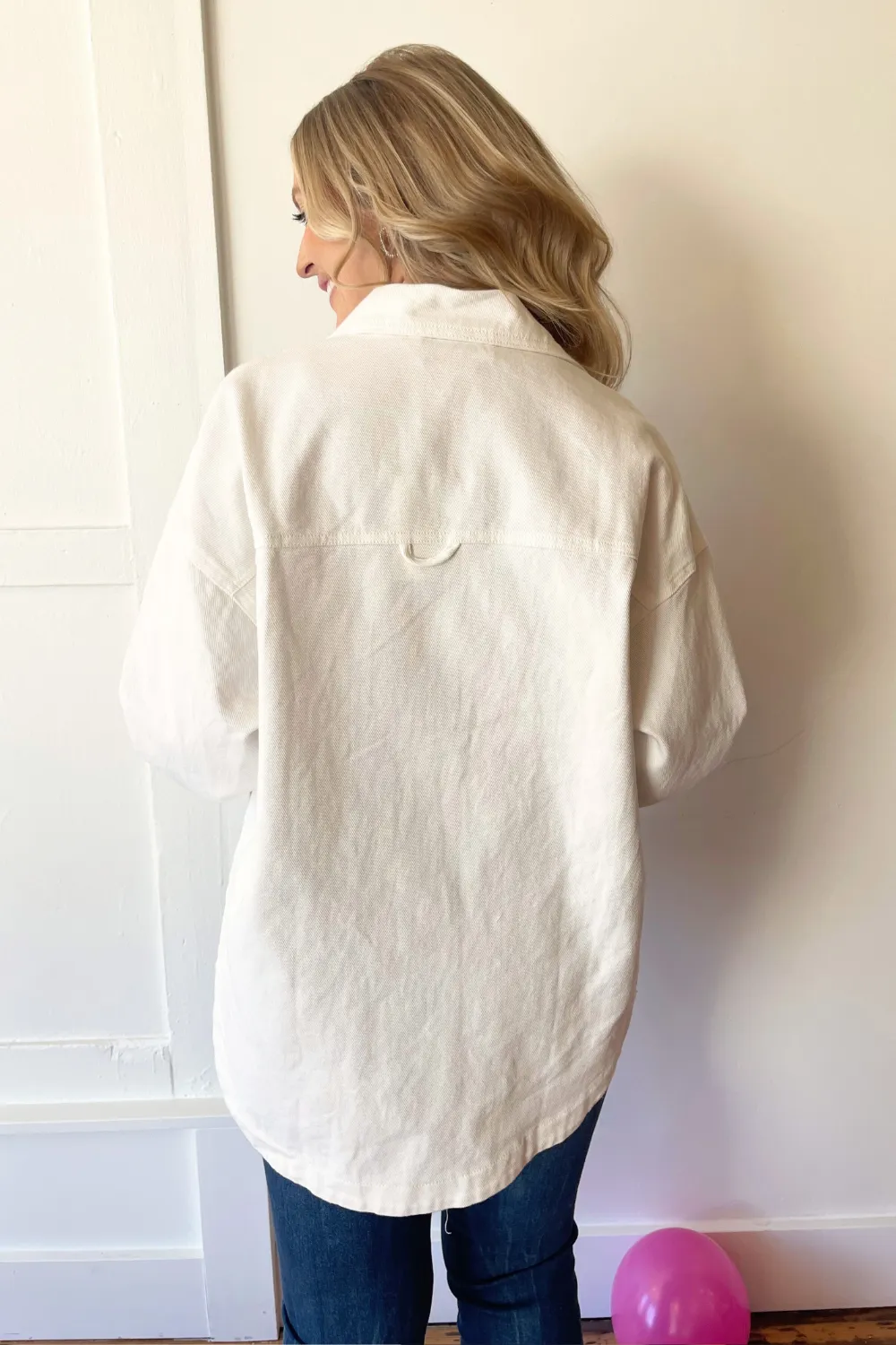 Oversized Denim Shacket