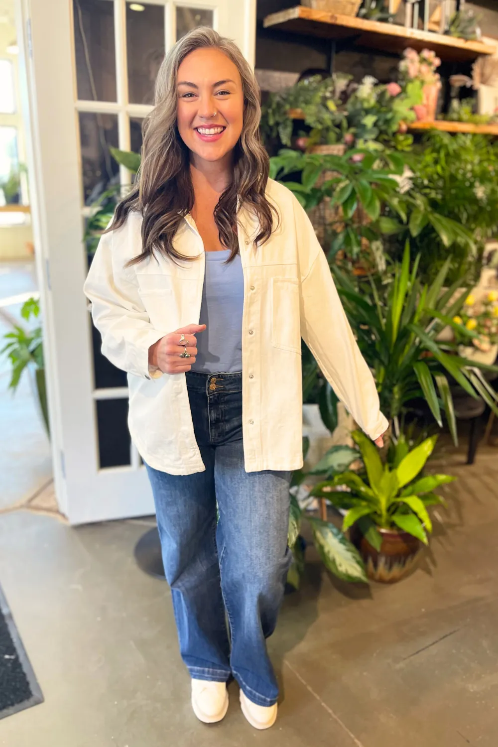 Oversized Denim Shacket