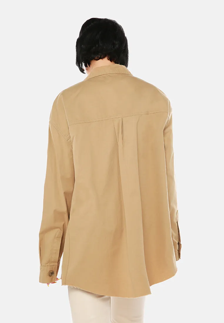 Oversized Denim Shacket