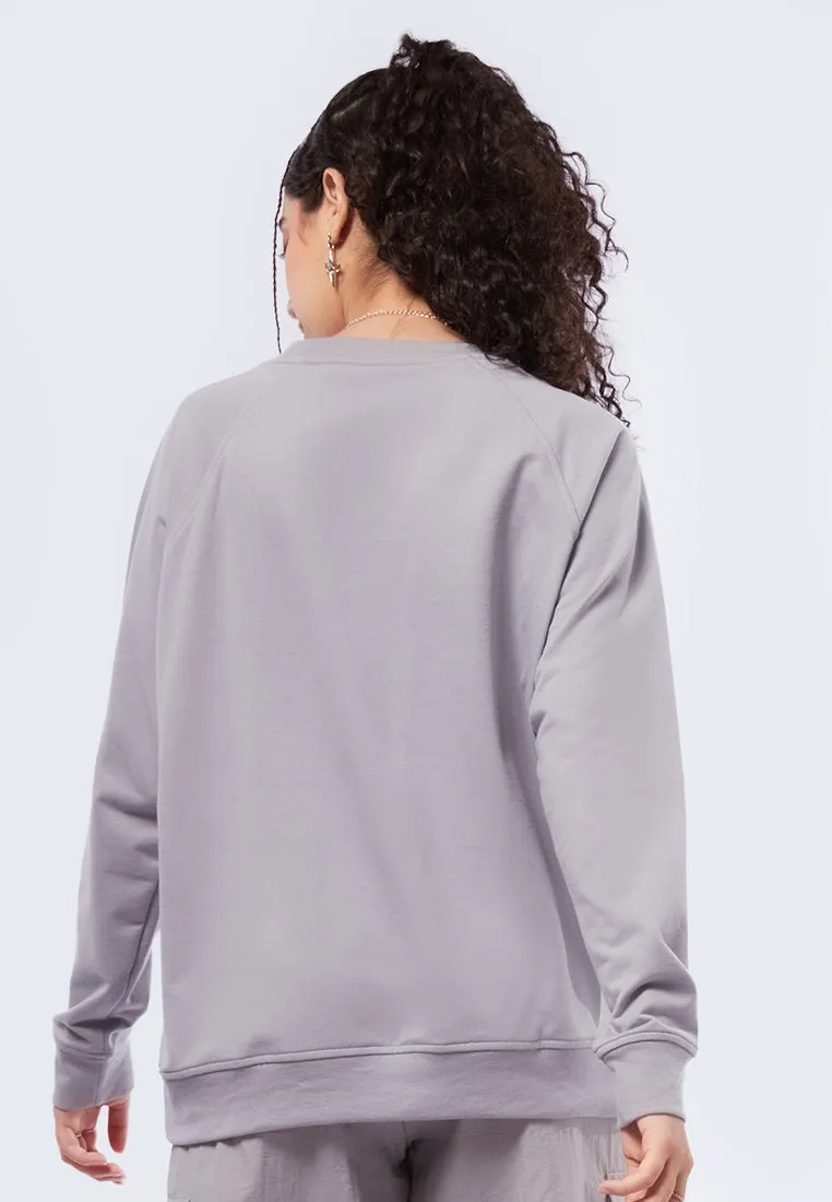 Oversized Sweatshirt with Patches