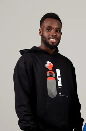 Overthink Black Hoodie