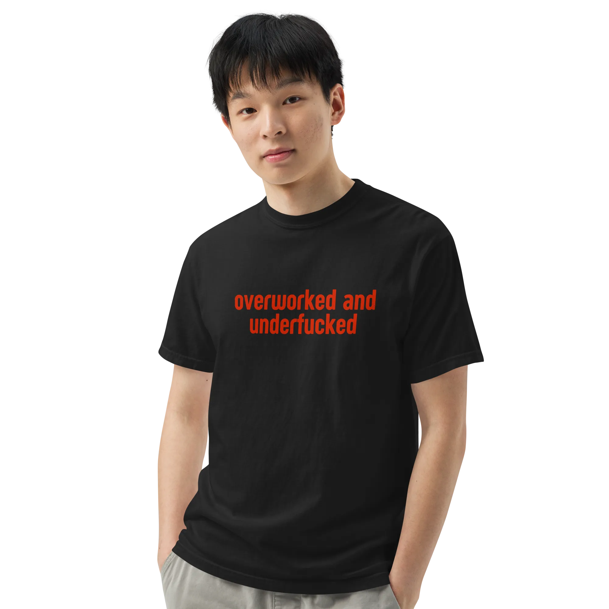 Overworked and Underfucked Premium T-Shirt