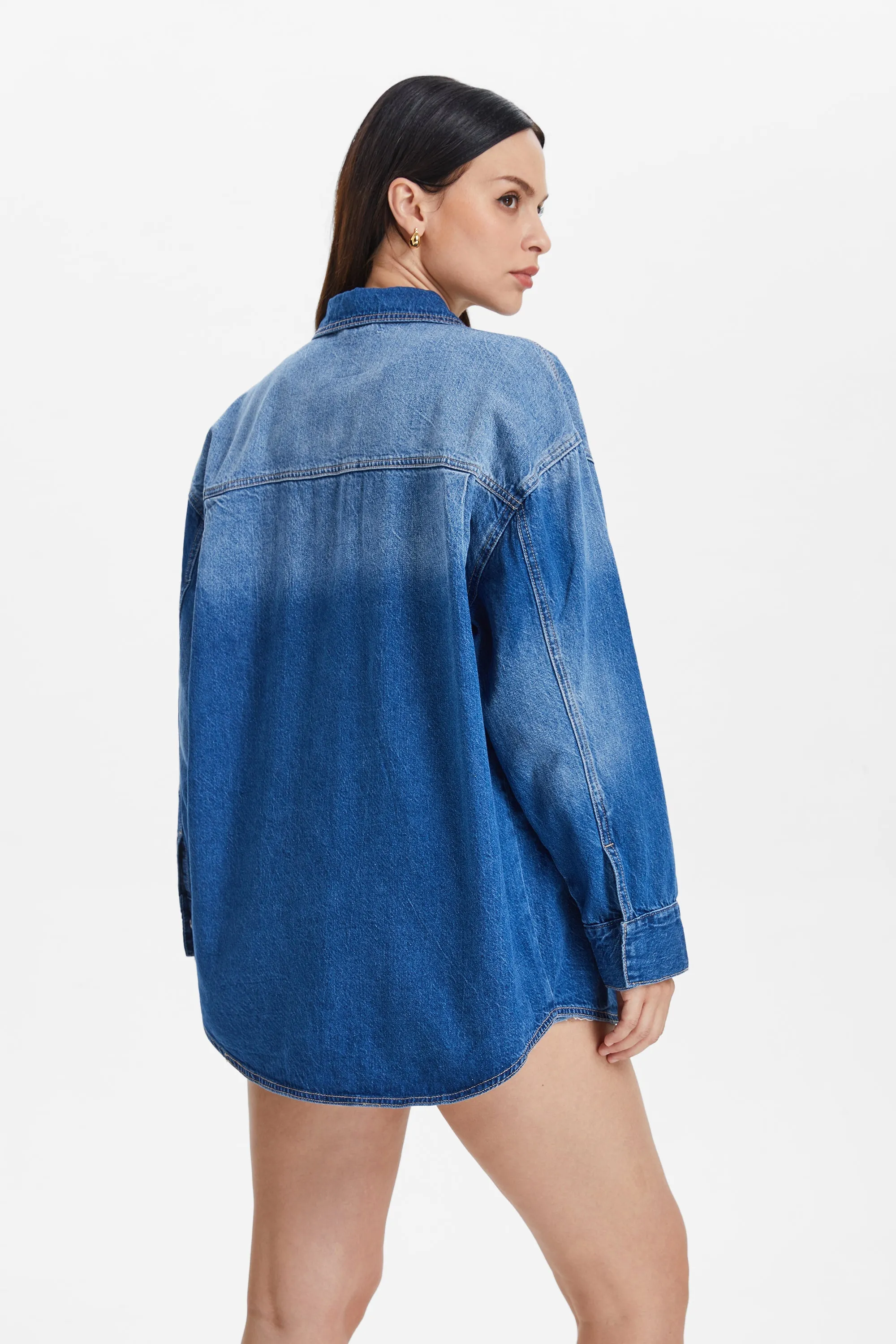 PAISLEIGH DENIM SHIRT JACKET