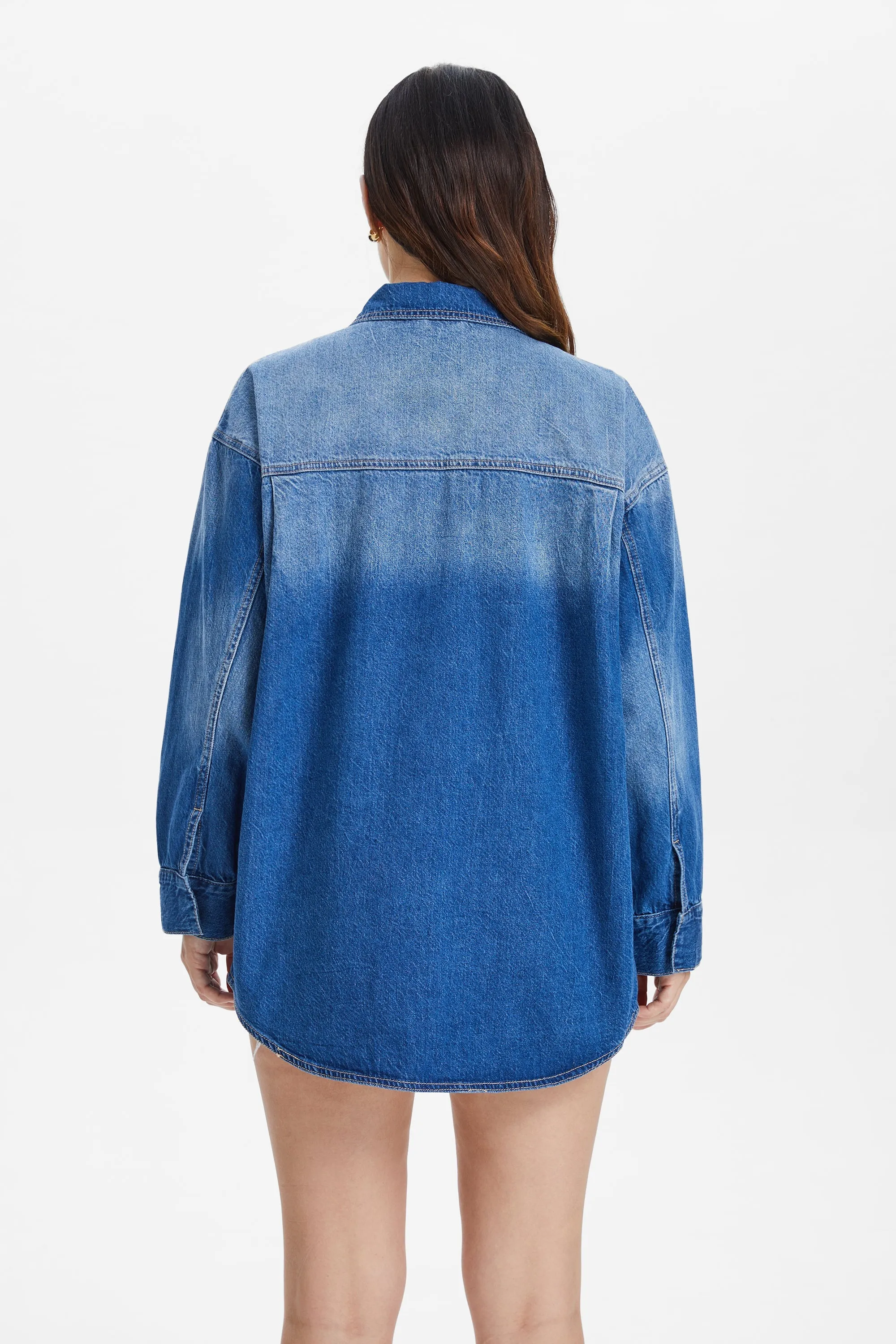 PAISLEIGH DENIM SHIRT JACKET