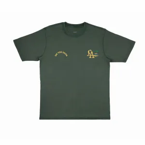 Palms in aged army green