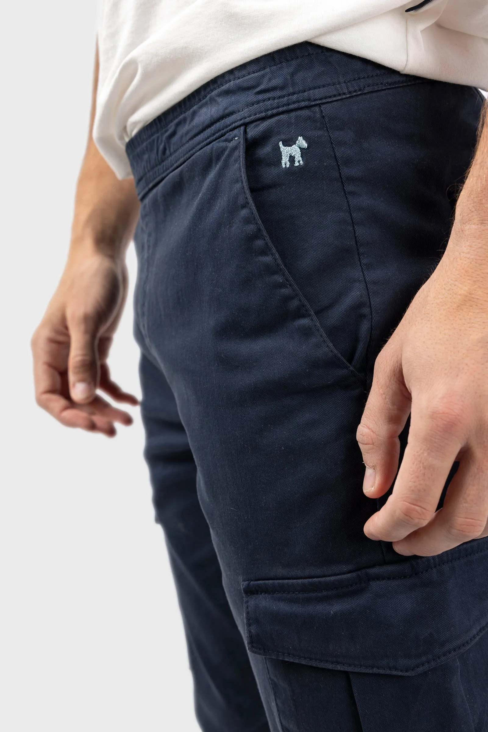 Pantalón Jogger Cargo Marino