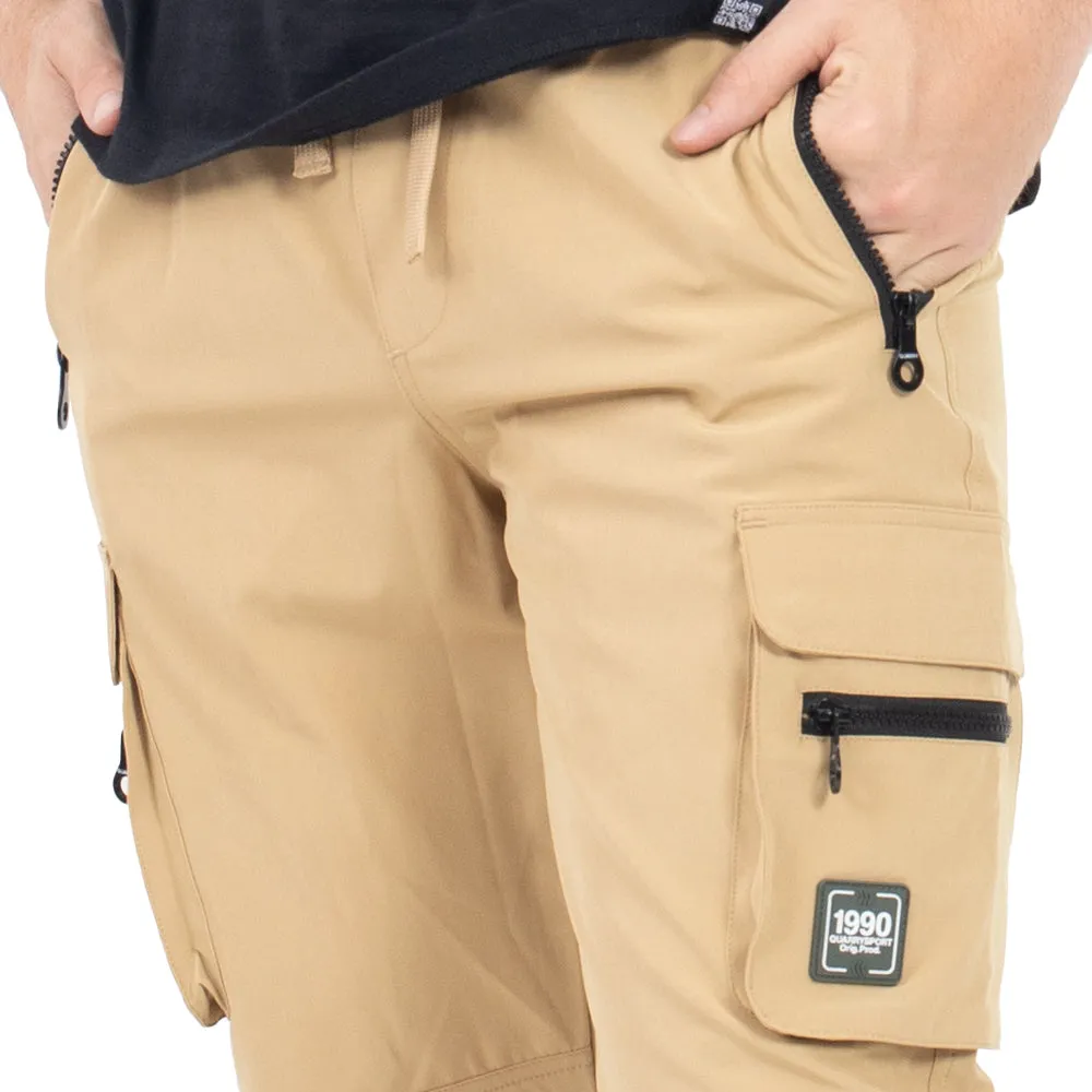 PANTALÓN PARA HOMBRE JOGGER  DE NYLON BOLSAS CON CIERRE QUARRY