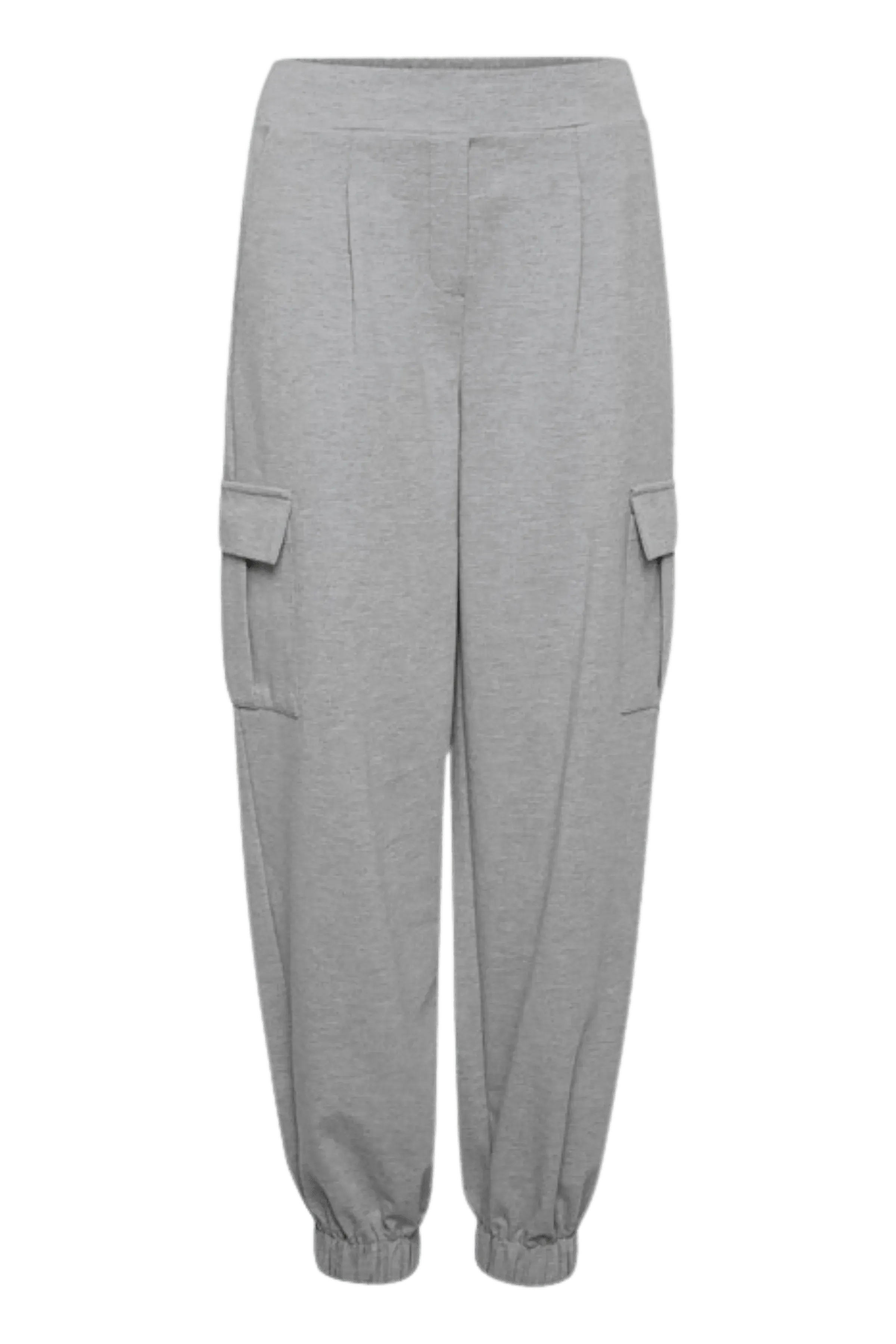 Pantalones ICHI Monse PA7 Grey Melange