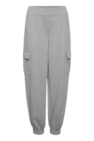 Pantalones ICHI Monse PA7 Grey Melange