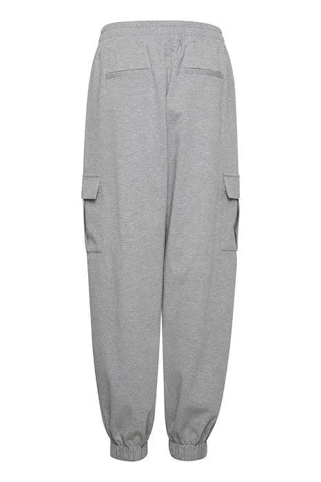 Pantalones ICHI Monse PA7 Grey Melange
