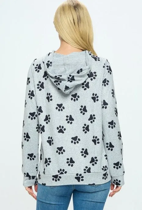 Paw Print Hoodie