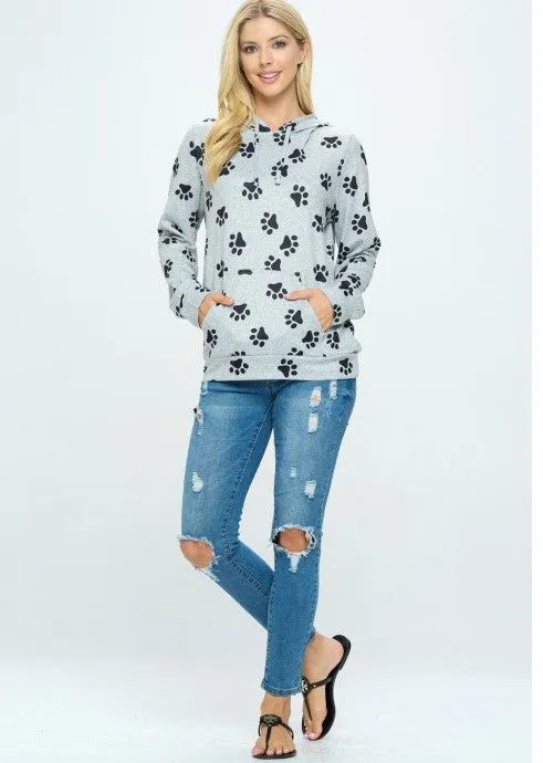 Paw Print Hoodie