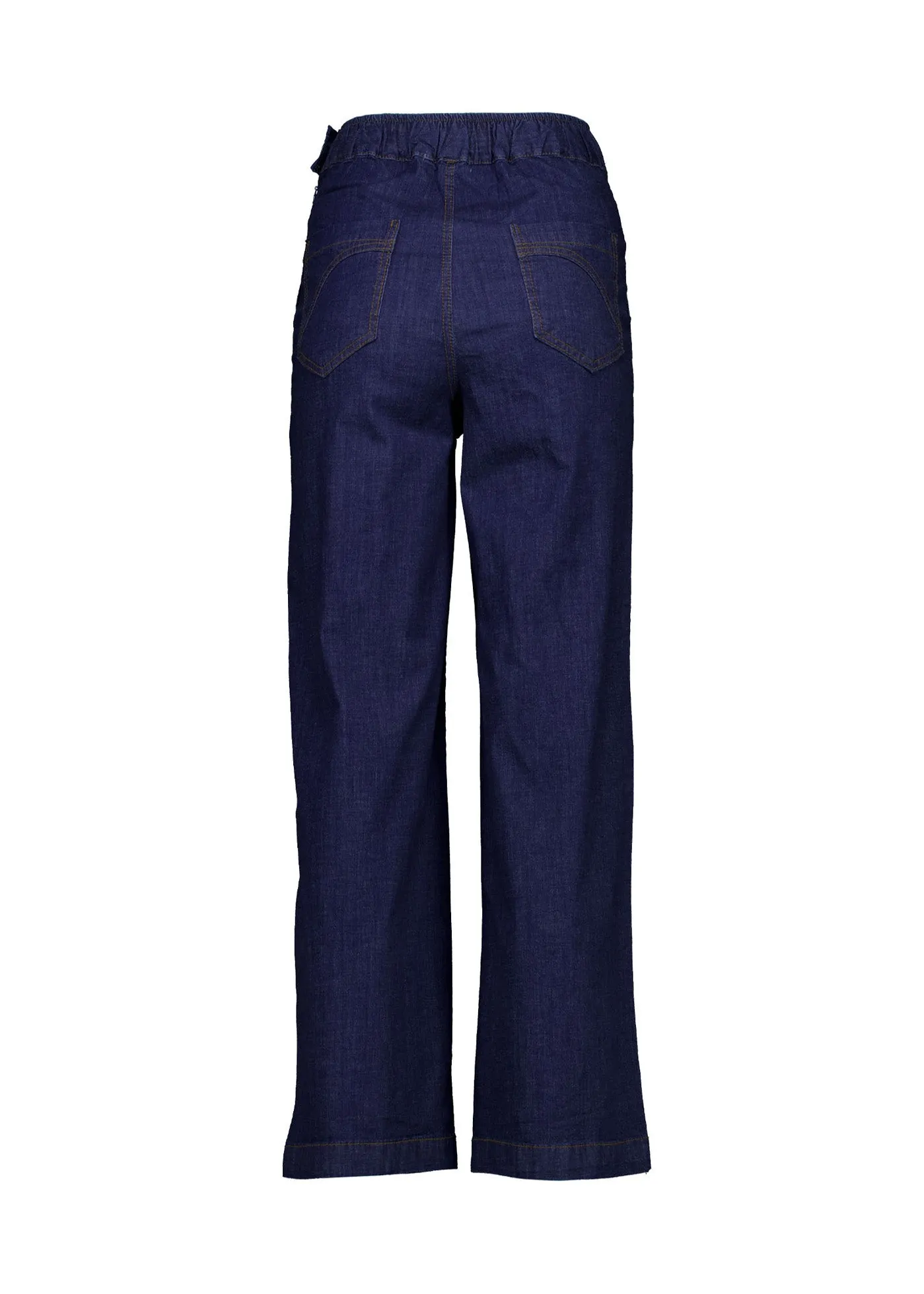 Peggy Ligera Pants Long Dark Wash in Summer Denim