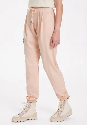 Pembe Basic Lastikli Paça Regular Fit Kadın Eşofman Altı ESSENTIALS CUFFED JOGGER