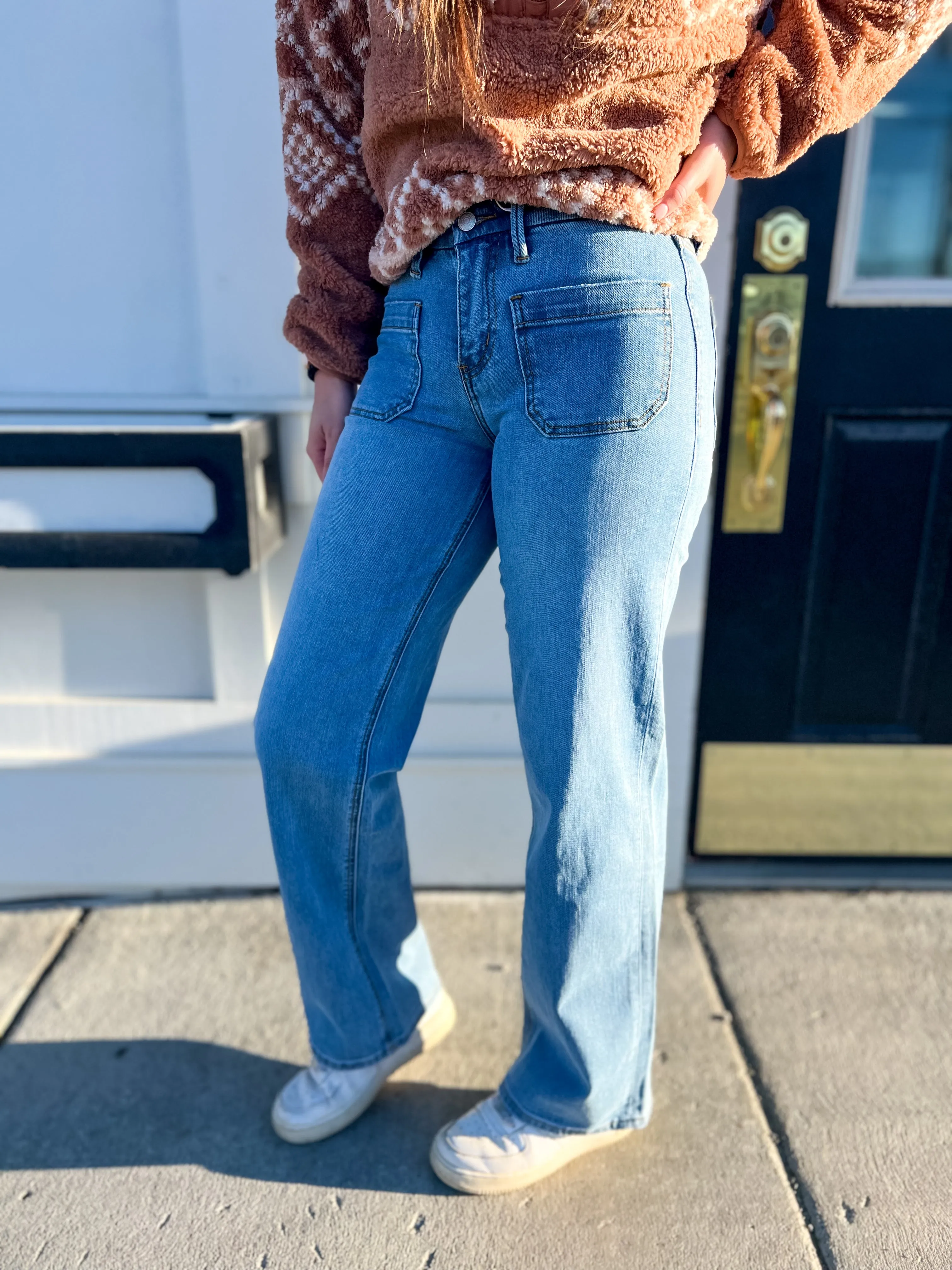 Philanthropy HR Wide Leg Pocket Denim
