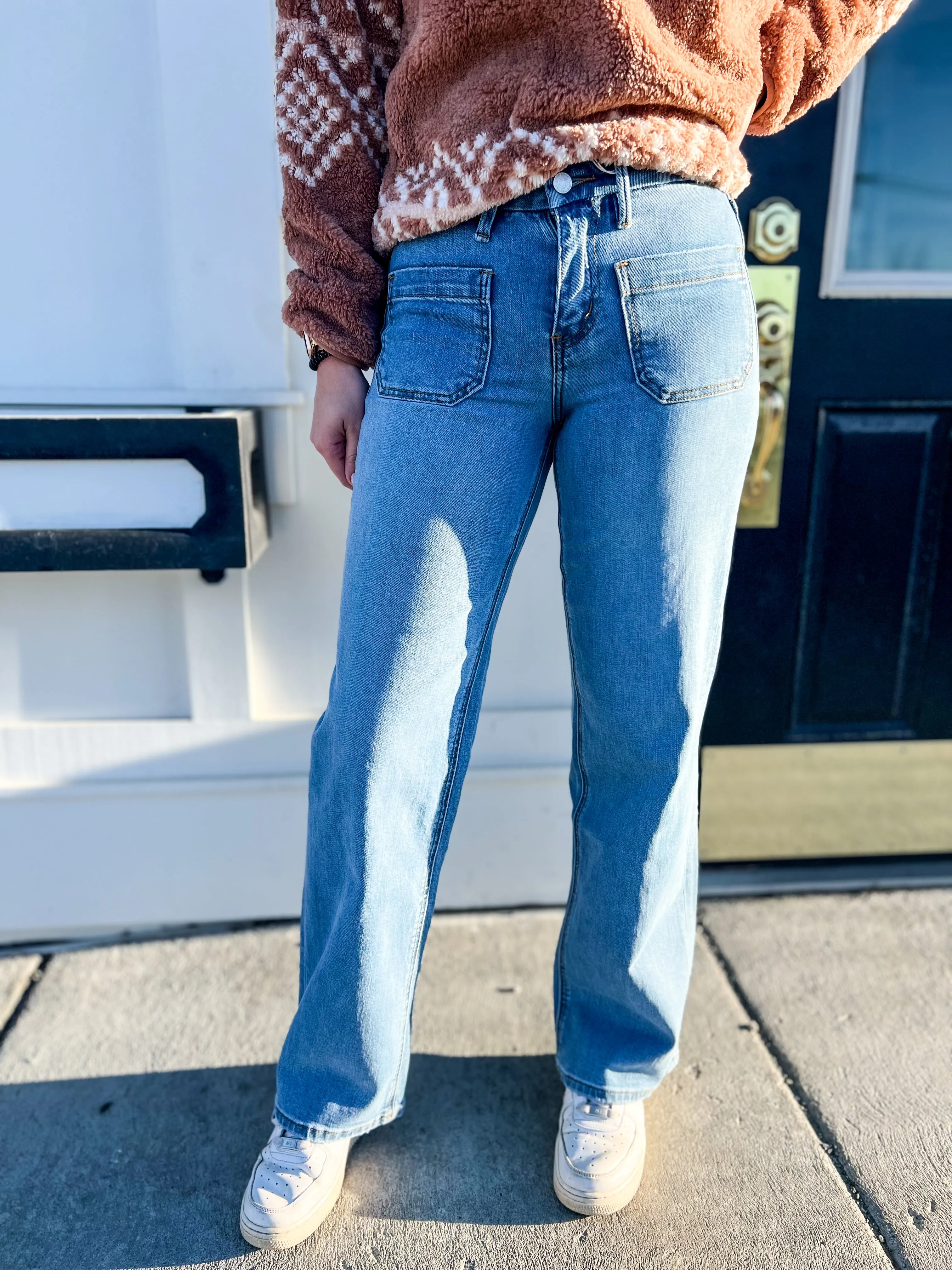 Philanthropy HR Wide Leg Pocket Denim
