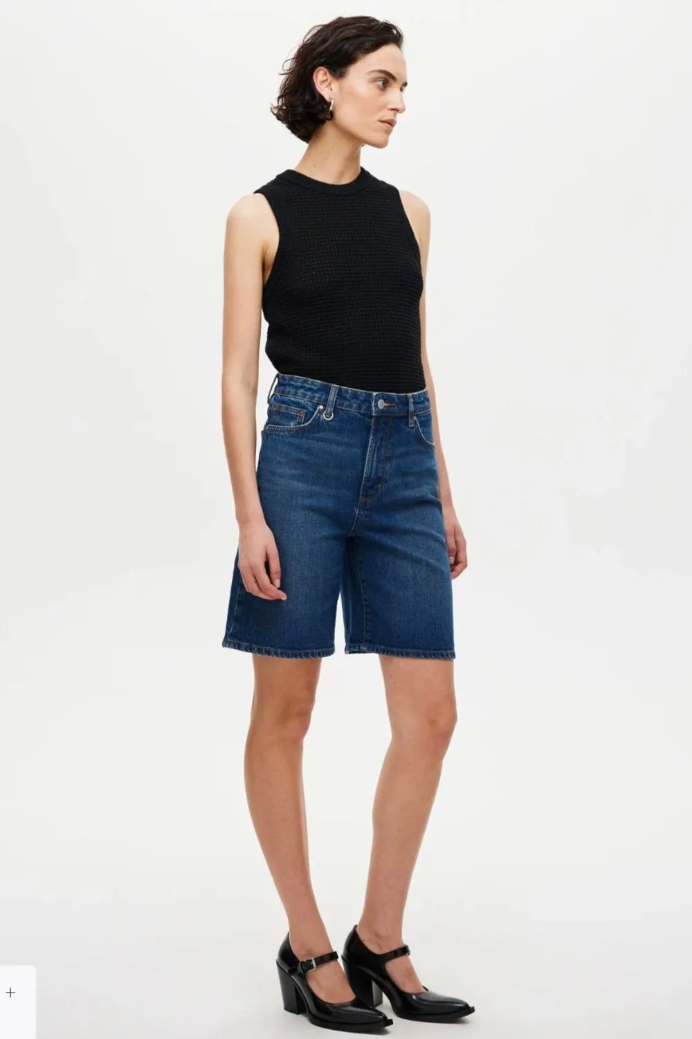 Phoebe Short Sunday Dark Vintage Indigo