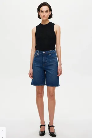 Phoebe Short Sunday Dark Vintage Indigo