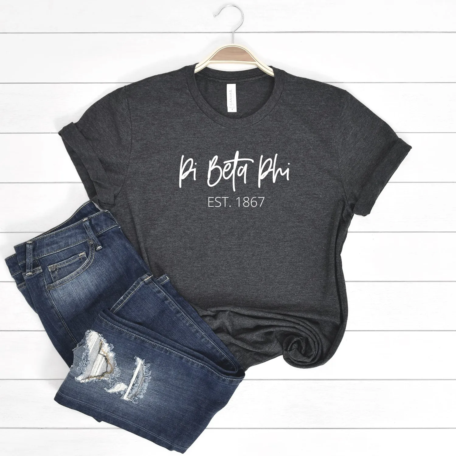 Pi Beta Phi Short Sleeve T-Shirt - Golden Tee