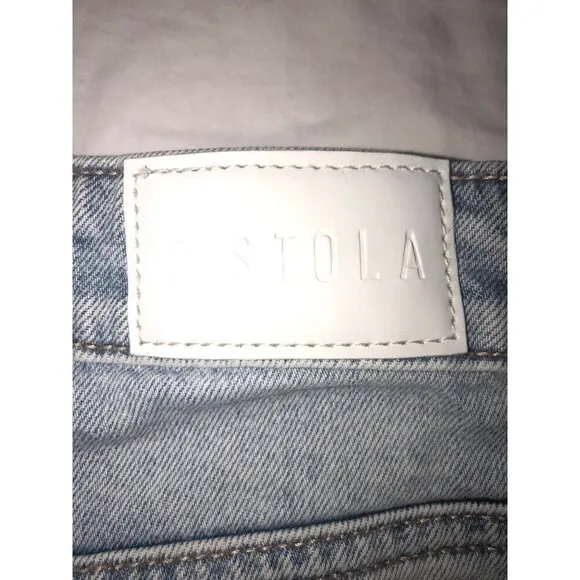 Pistola Winston Short Utopia Denim Cutoff Revolve Size 29 Zipper Distressed Blu