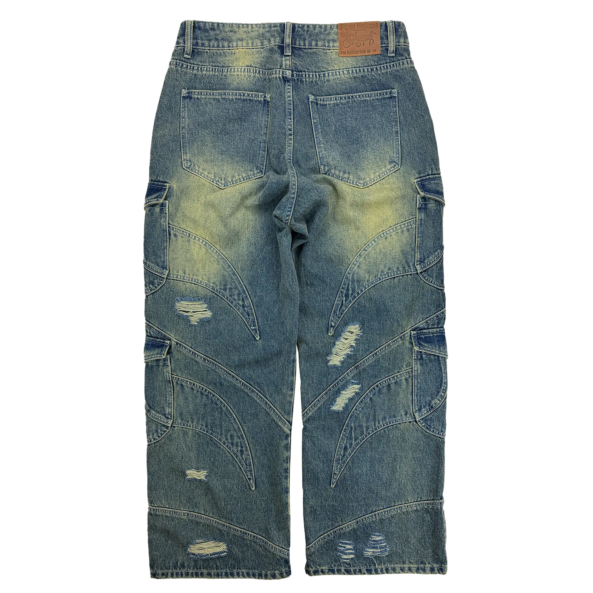 Plague-Cut Jeans (Grimy)