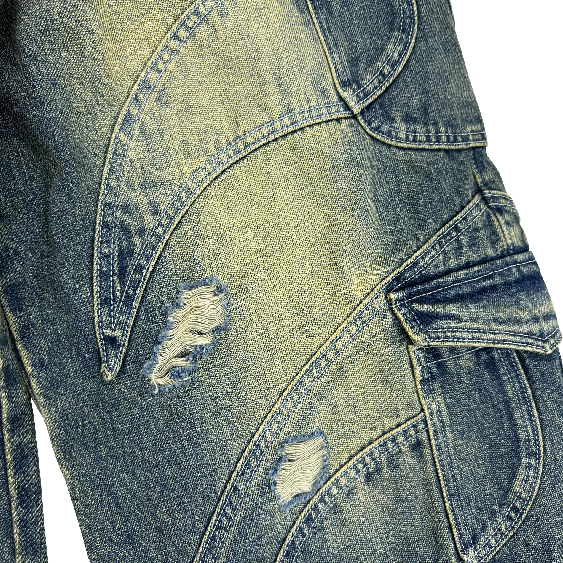 Plague-Cut Jeans (Grimy)