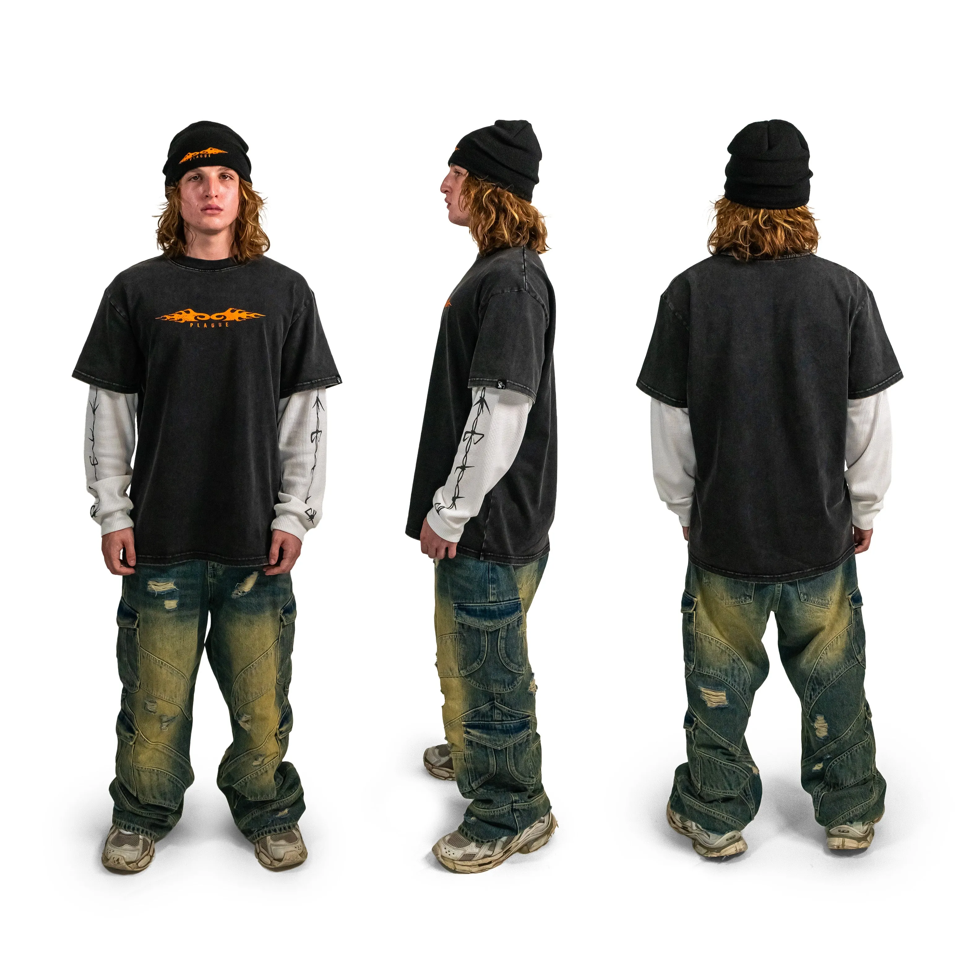Plague-Cut Jeans (Grimy)