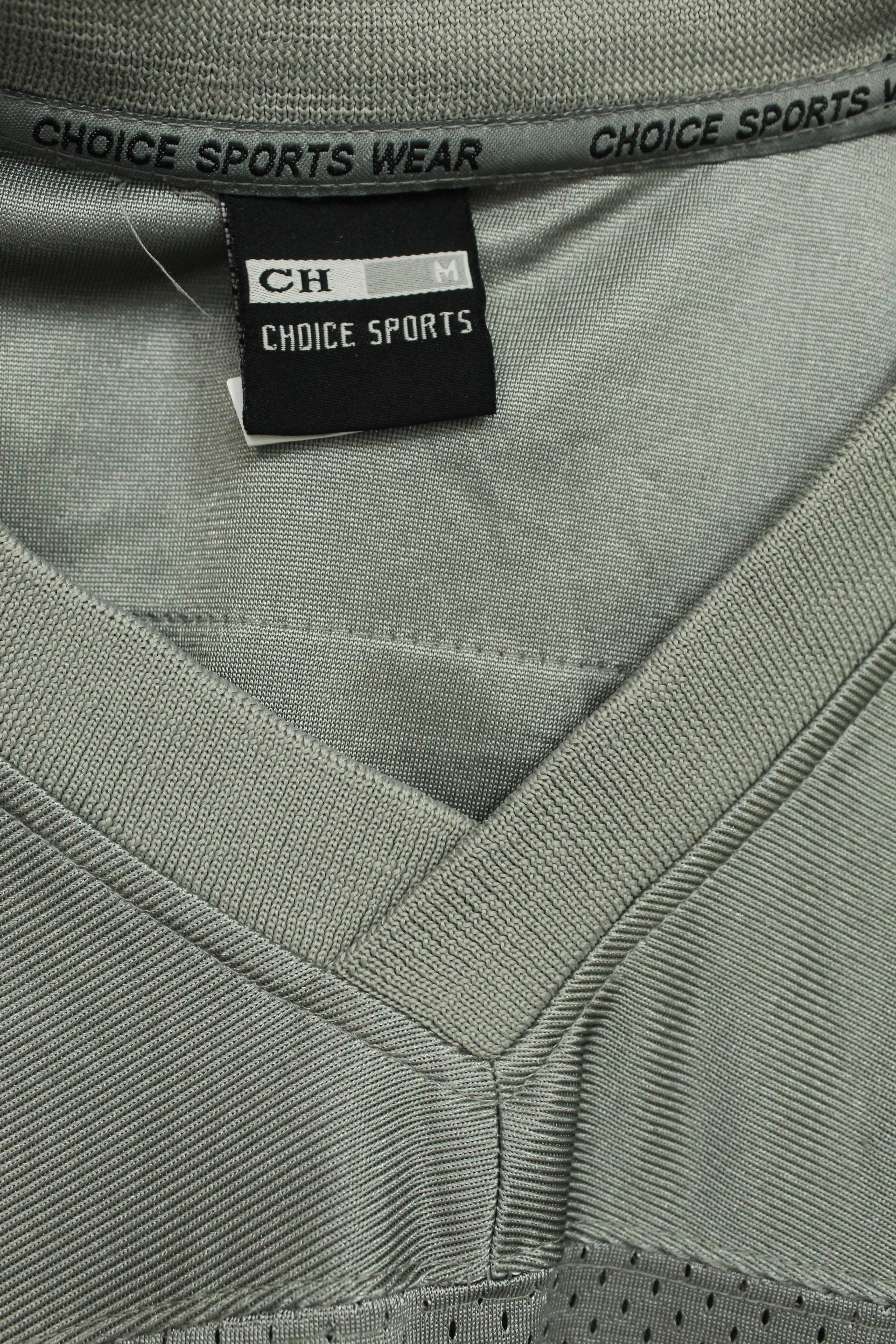 Polera Gris choice sports Talla M