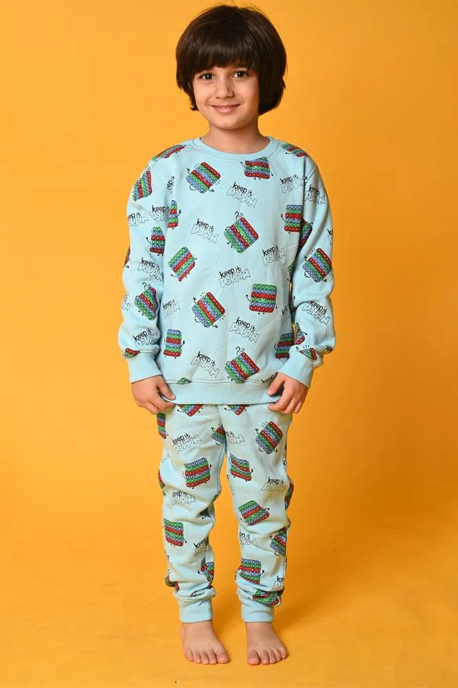 POP IT SKY BOYS JOGGER (FLEECE)
