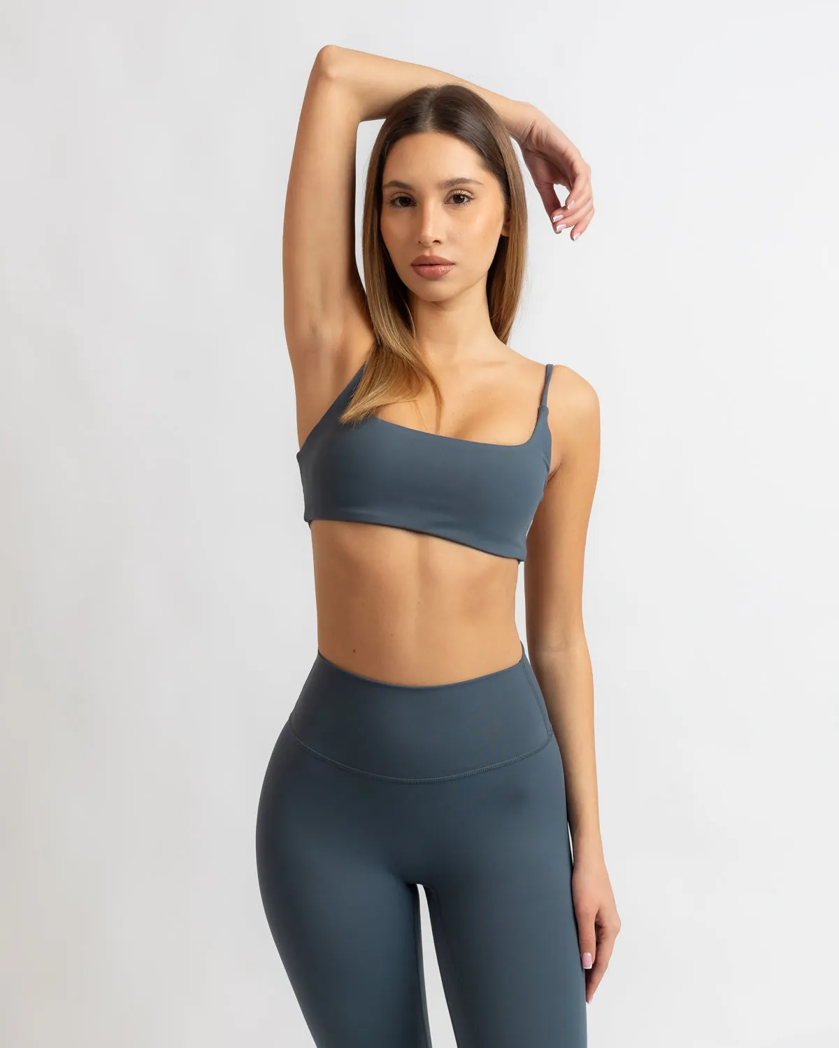 Power Criss Cross Bra - Midnight Blue