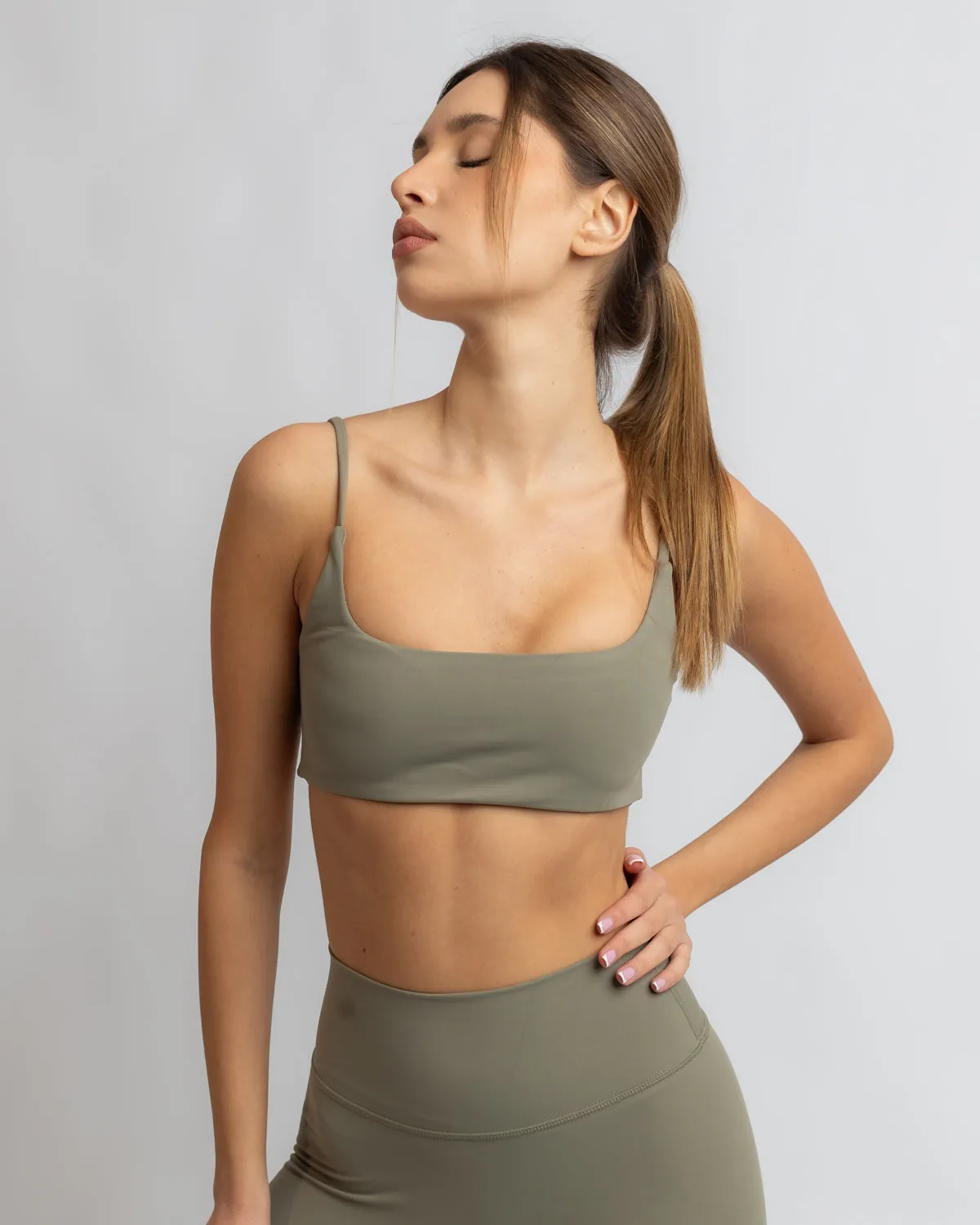 Power Criss Cross Bra - Mint