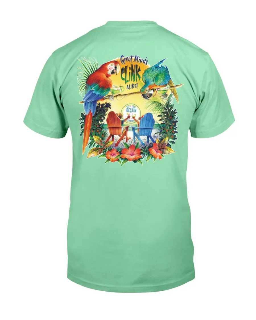 Premium Ringspun Great Minds Clink in Destin Florida T-shirt