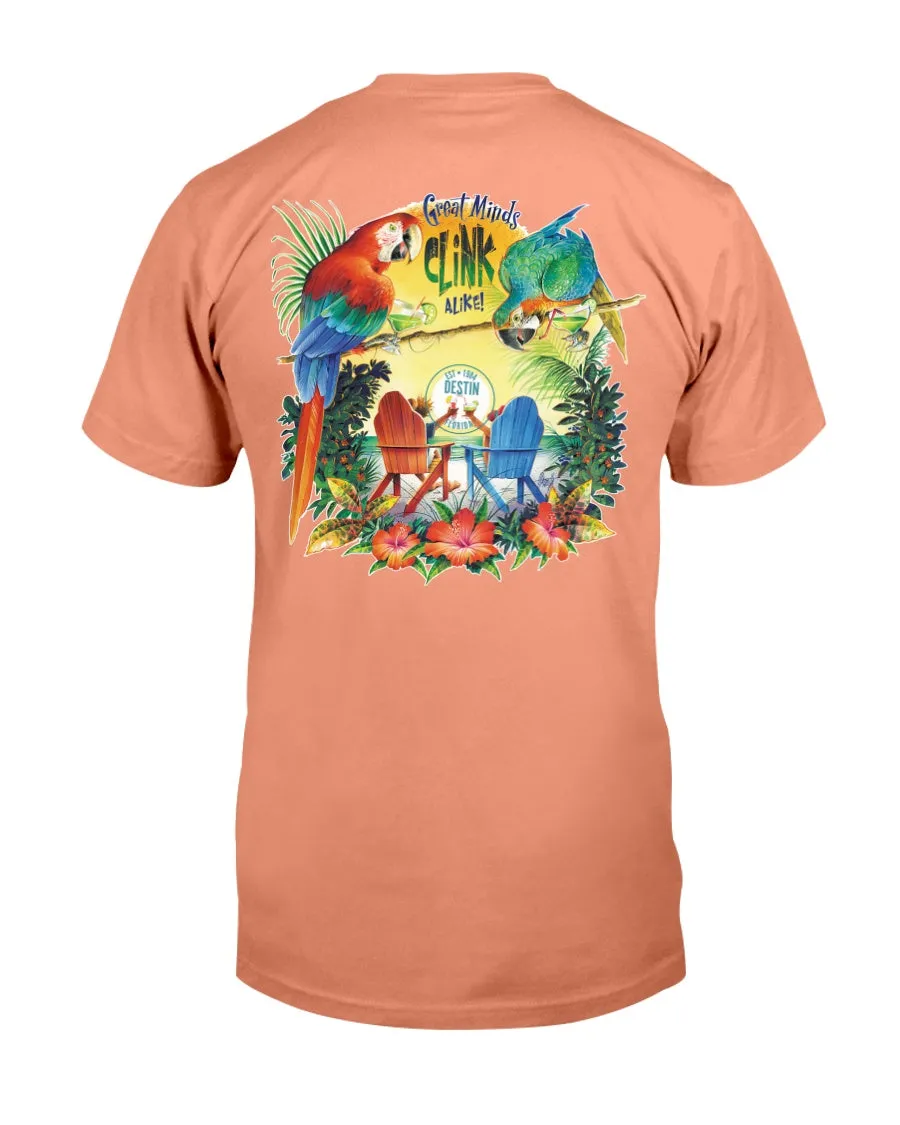 Premium Ringspun Great Minds Clink in Destin Florida T-shirt