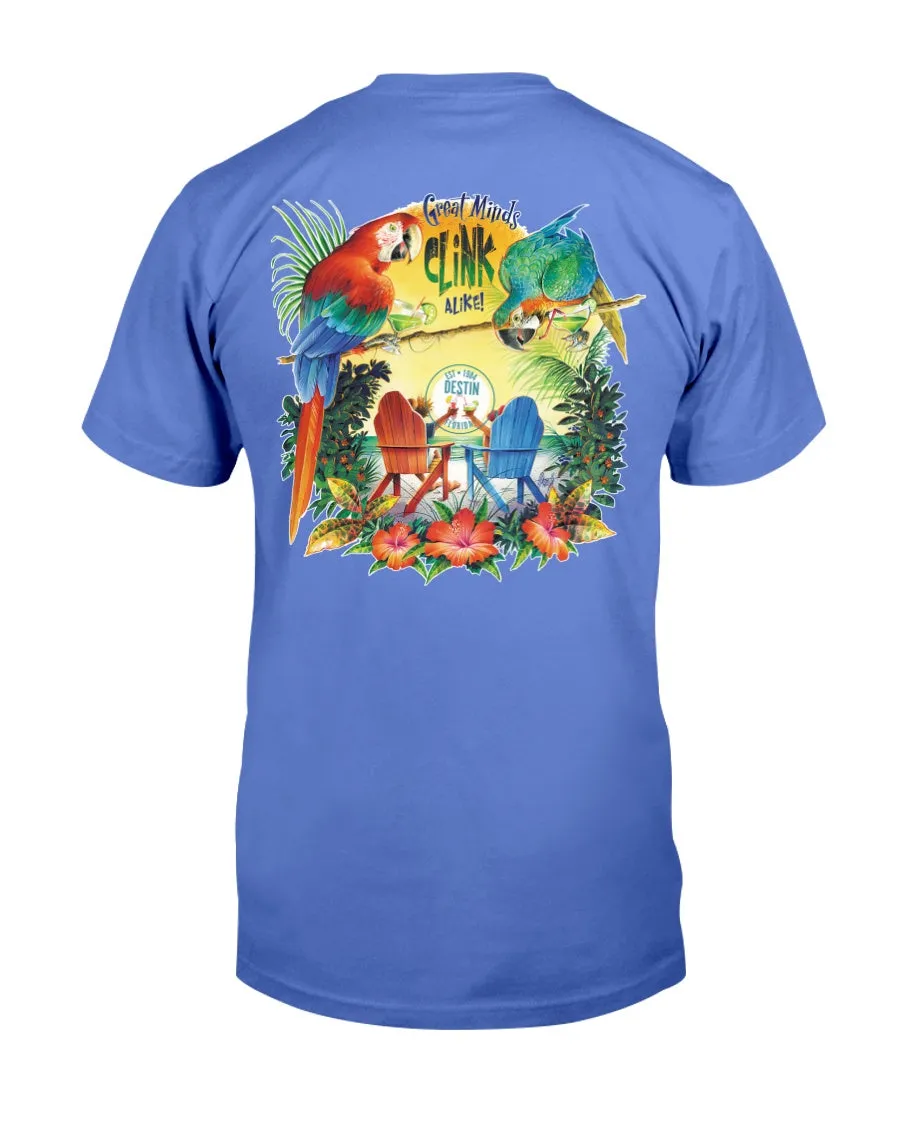 Premium Ringspun Great Minds Clink in Destin Florida T-shirt