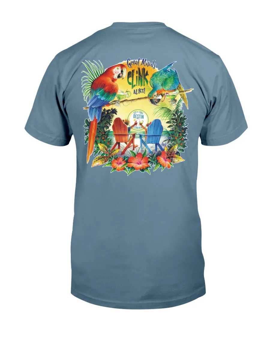 Premium Ringspun Great Minds Clink in Destin Florida T-shirt