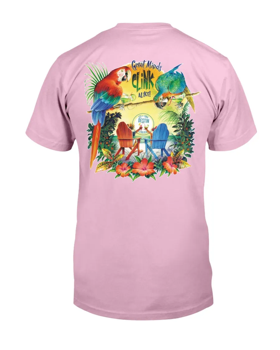 Premium Ringspun Great Minds Clink in Destin Florida T-shirt