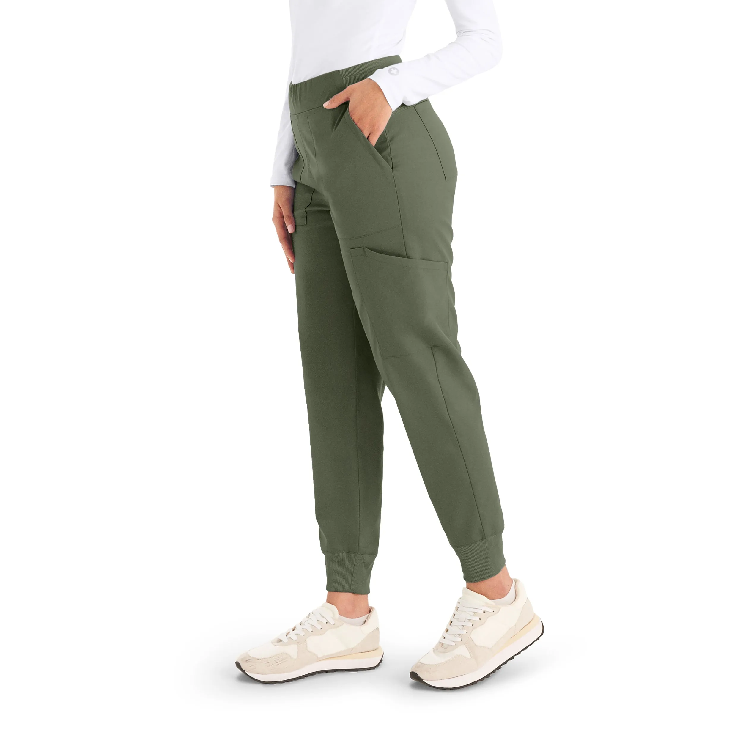 ProFlex LB406 Women's Jogger Scrub Pants Olive Moss