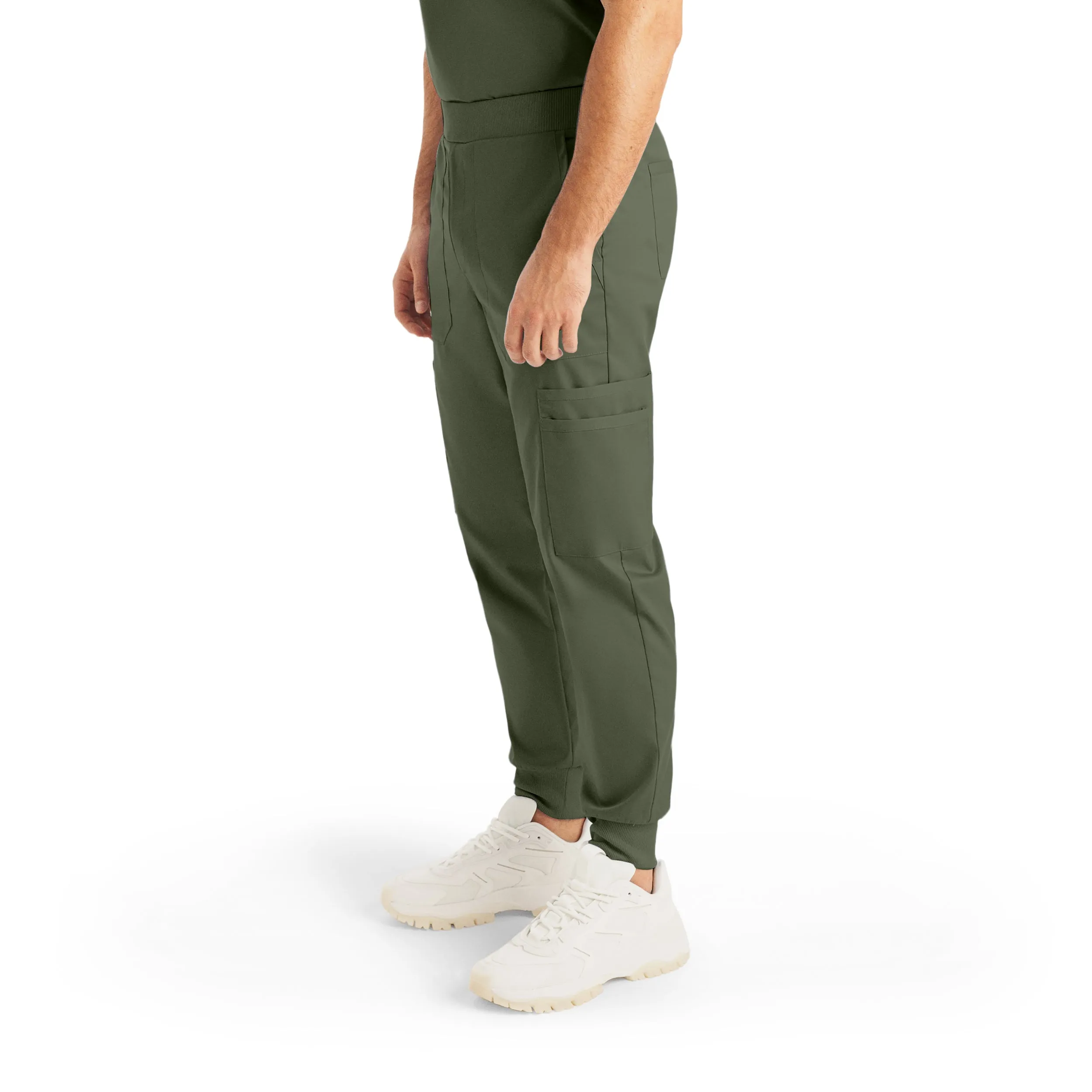 ProFlex LB407 Men's Jogger Scrub Pants Olive Moss