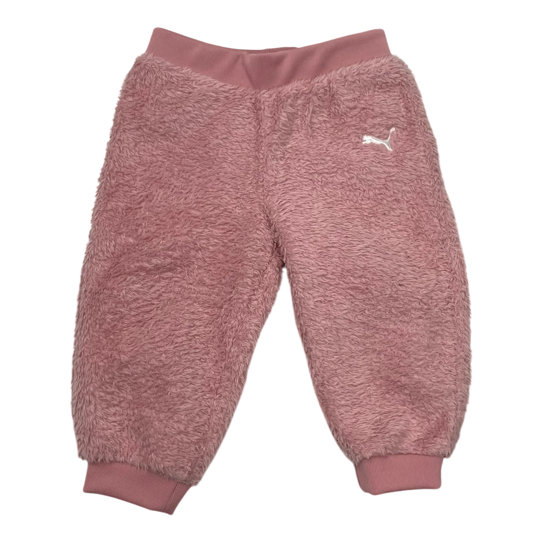 Puma furry sweatpants, pink | 74/80cm