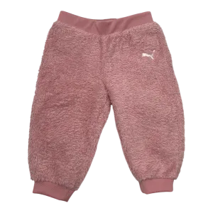 Puma furry sweatpants, pink | 74/80cm
