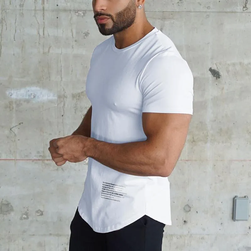 Pure Cotton Sports Fitness Leisure Men's Tops