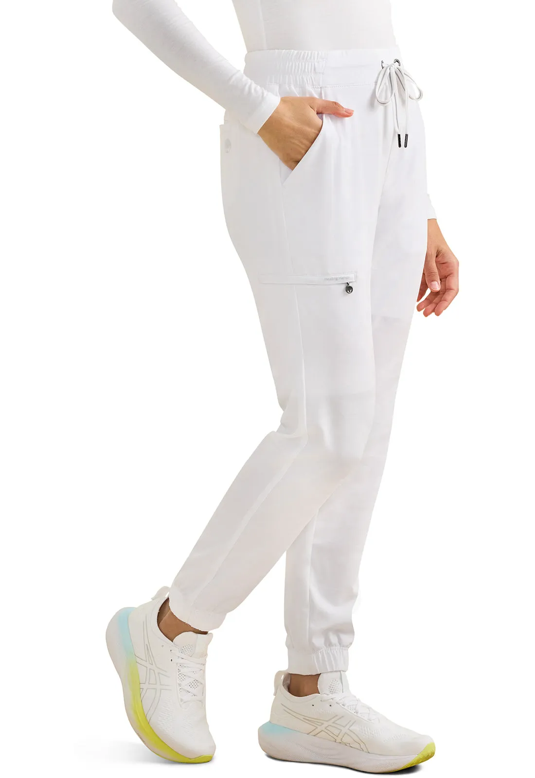 Purple Label Jacquard Tate Jogger Camo Pants White