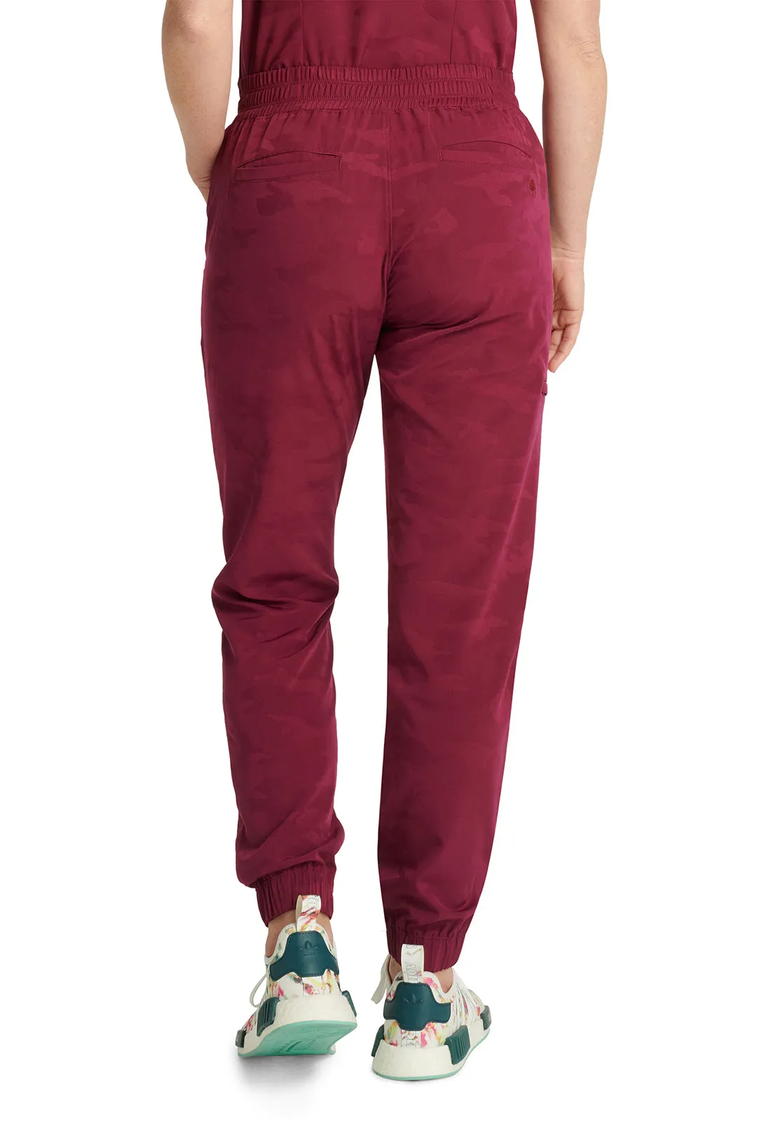 Purple Label Jacquard Tate Jogger Camo Pants Wine