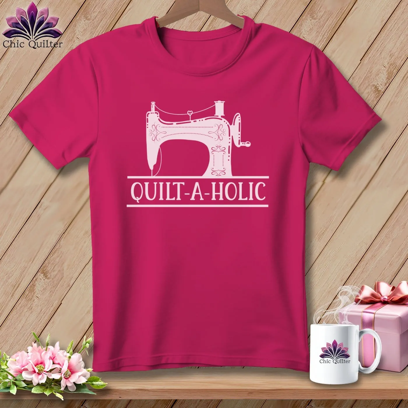 Quilt-a-Holic ~ Relaxed Fit Tee