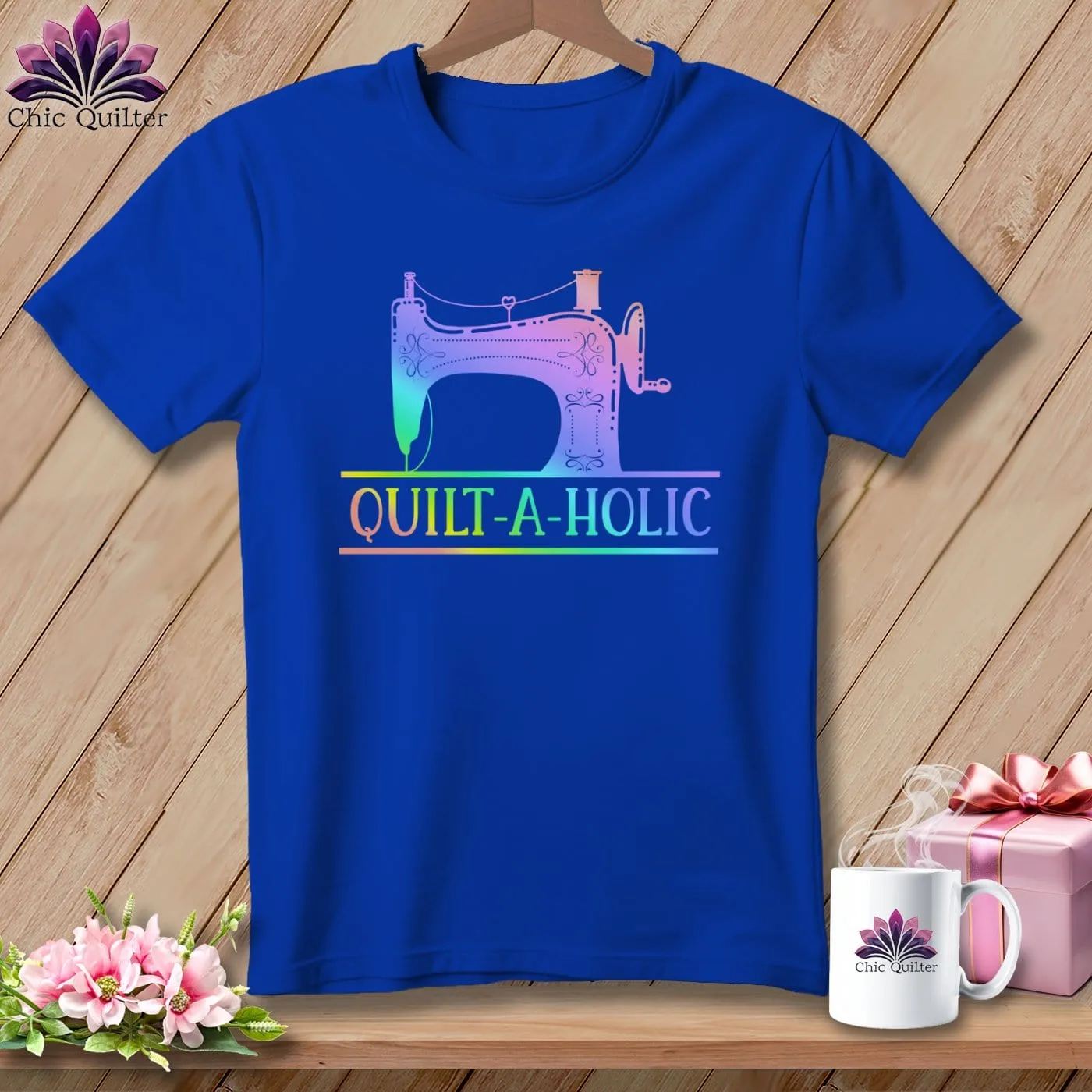 Quilt-a-Holic ~ Relaxed Fit Tee