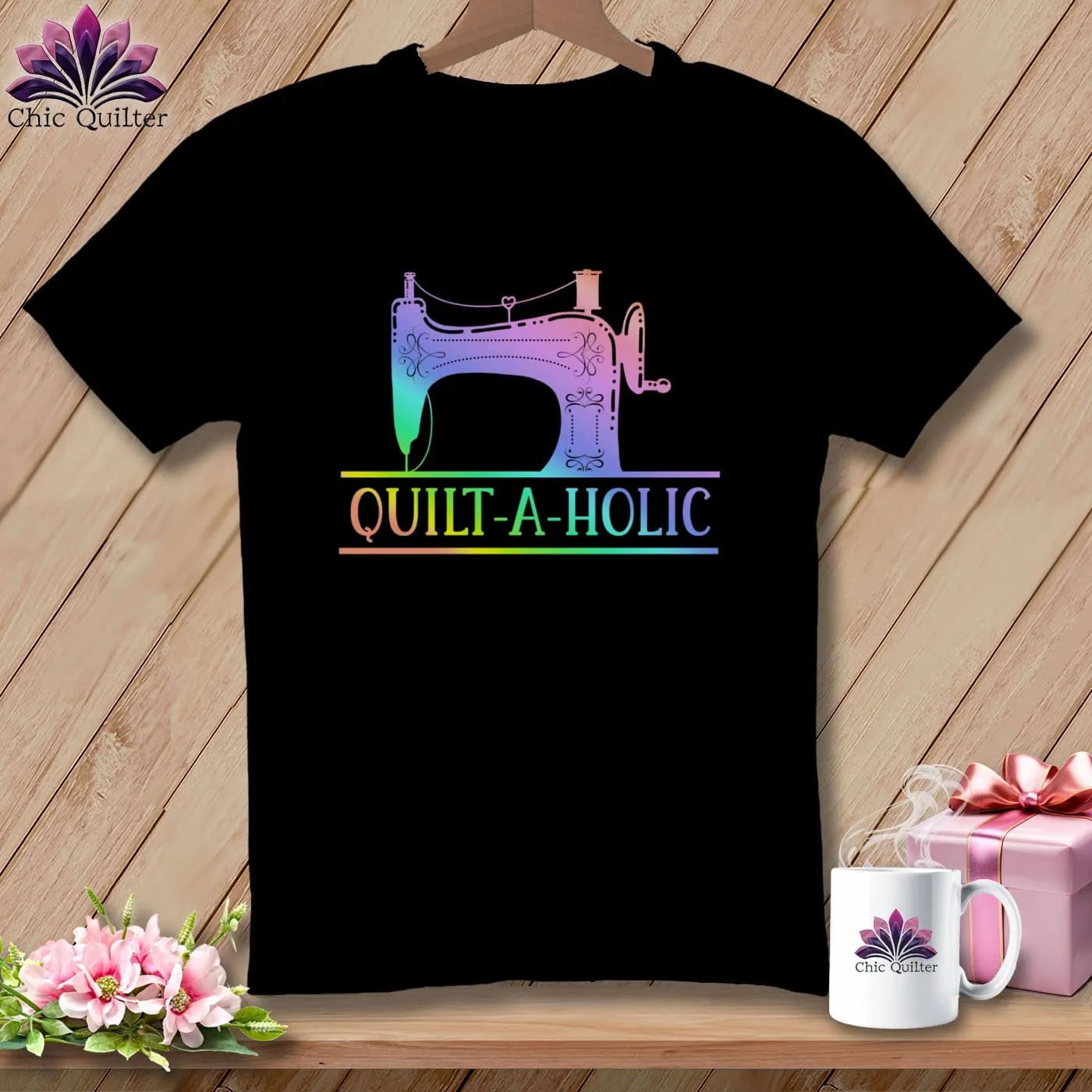 Quilt-a-Holic ~ Relaxed Fit Tee